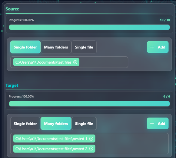 DuplicateDuster File Scanning Interface